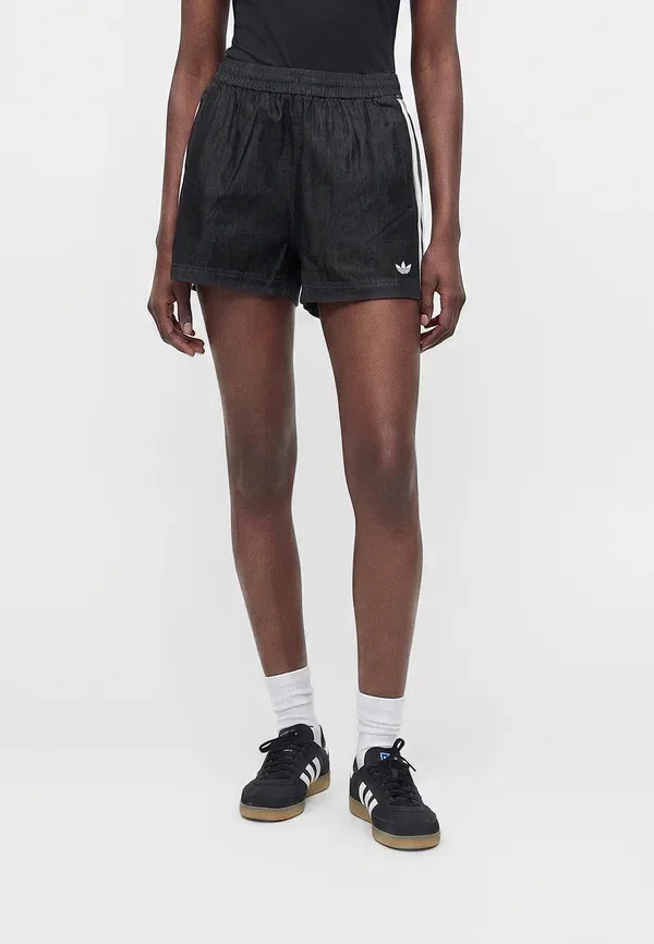 Джинсовые шорты Adidas Originals, средний черный деним