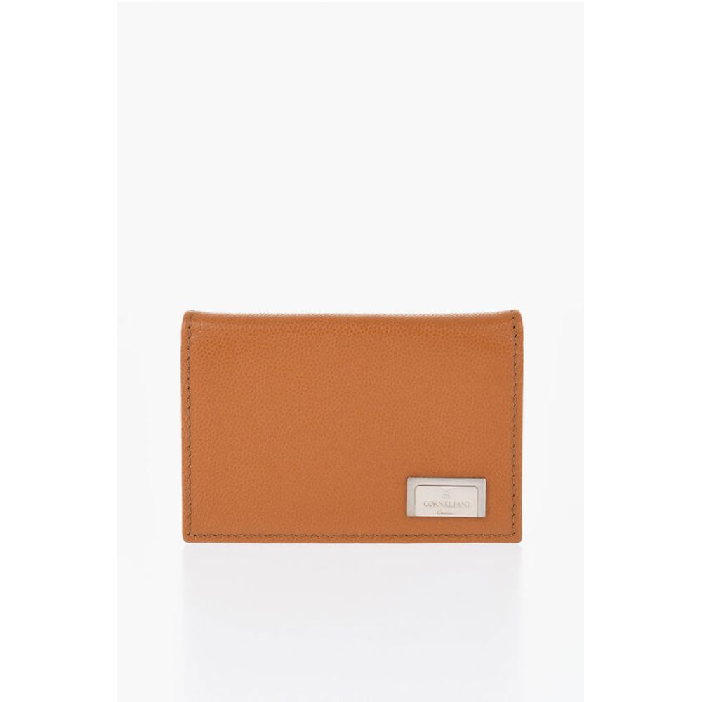 

Визитница из сафьяновой кожи с двойным сложением Corneliani, Brown