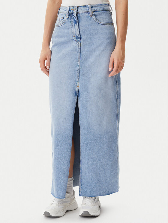 

Джинсовая юбка обычного кроя Claire DW0DW20581 Tommy Jeans, синий