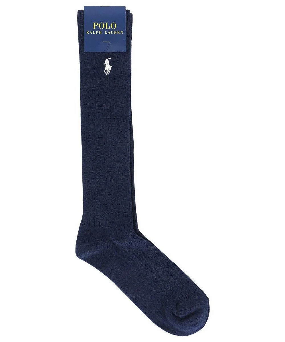 Школьные носки длиной 36 см, одноточечные Polo Ralph Lauren, Navy (Ivory)