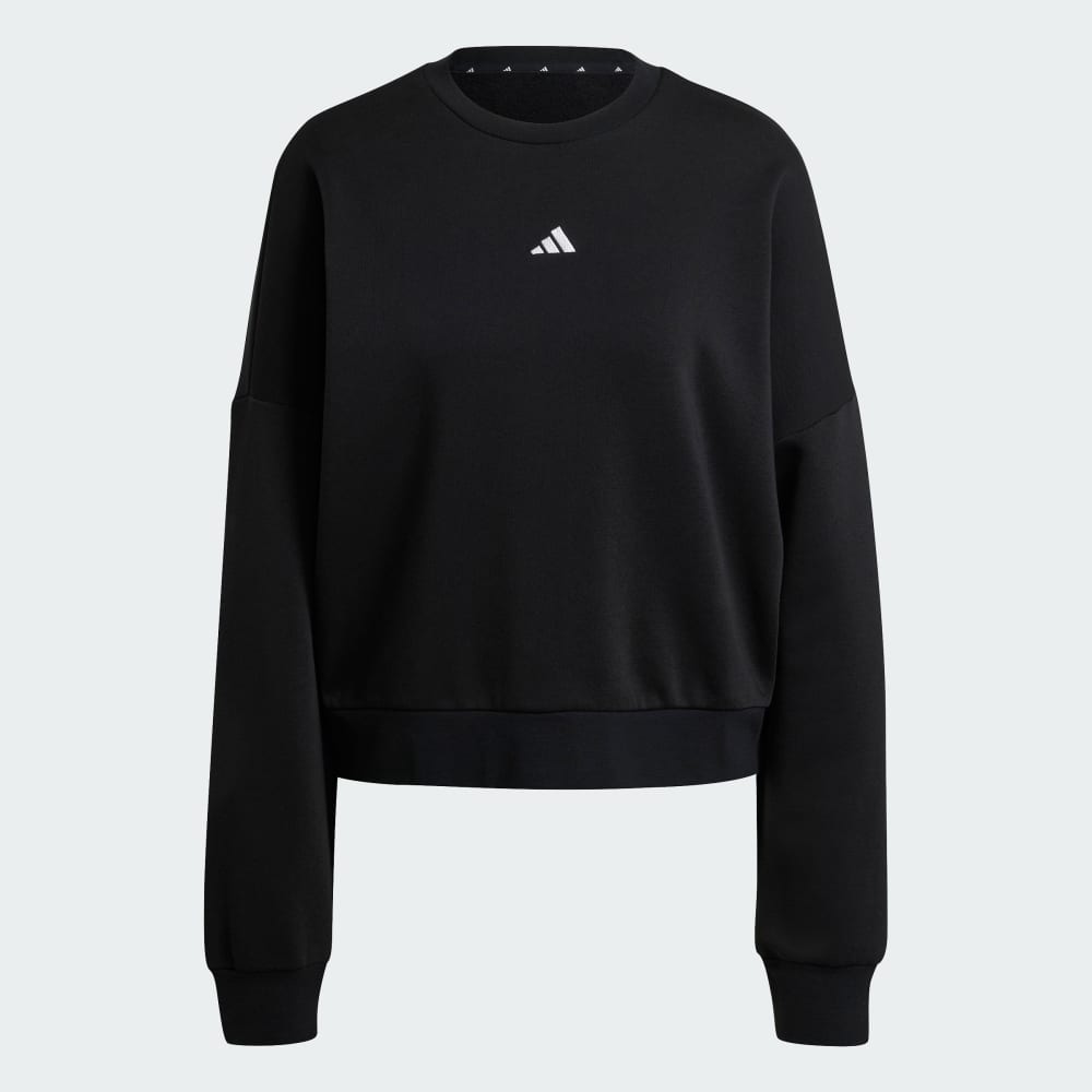 Свитшот Adidas Originals Essentials Small Logo Feelcozy, черный/белый