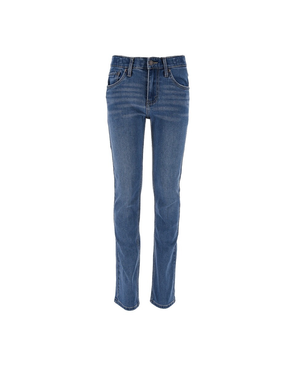 

Голубые пятикарманные джинсы для мальчика Levi's, синий
