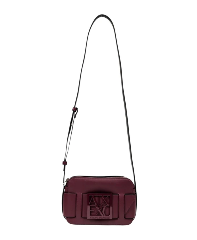 

Наплечная сумка на молнии с внутренними карманами. Armani Exchange, красный