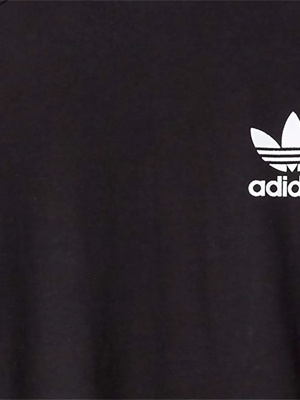 Футболка с длинными рукавами в калифорнийскую полоску Adidas Kids, черный — фото 2