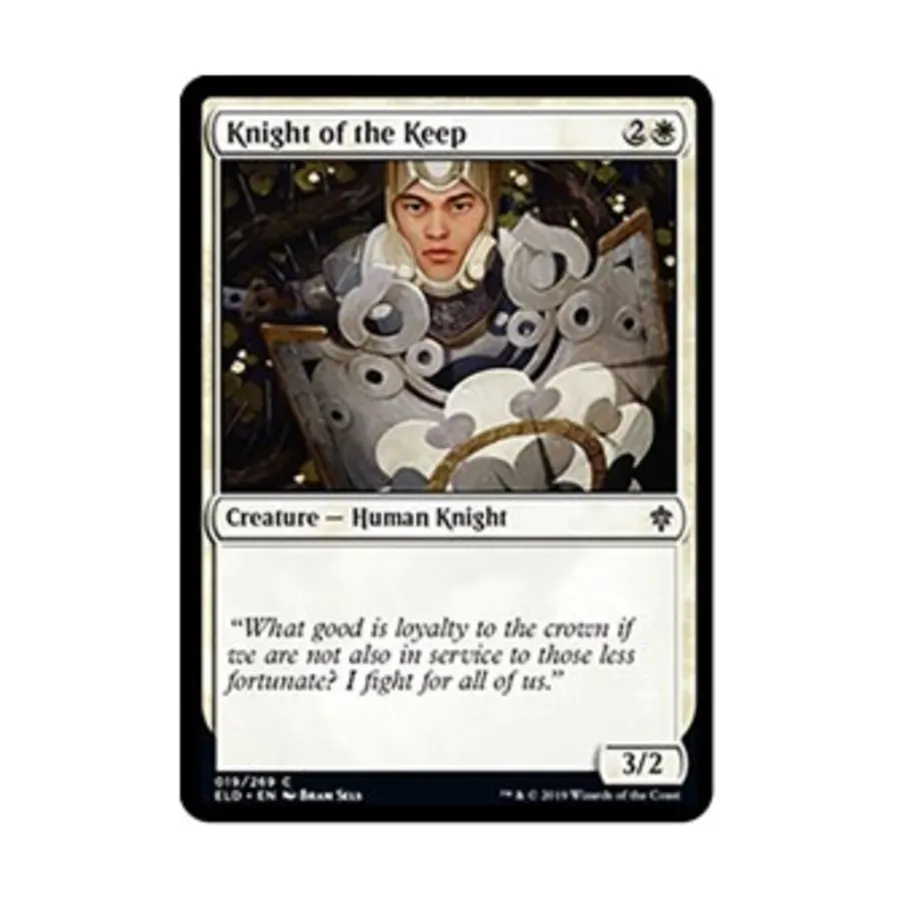 

CCG Рыцарь Крепости (С) (Фольга), MTG - Throne of Eldraine