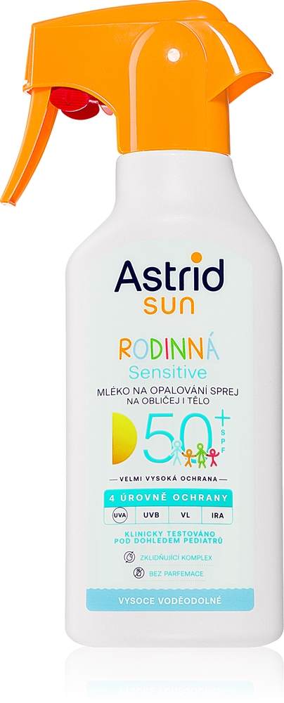 

Солнцезащитный лосьон для тела для всех типов кожи Astrid, 270 мл