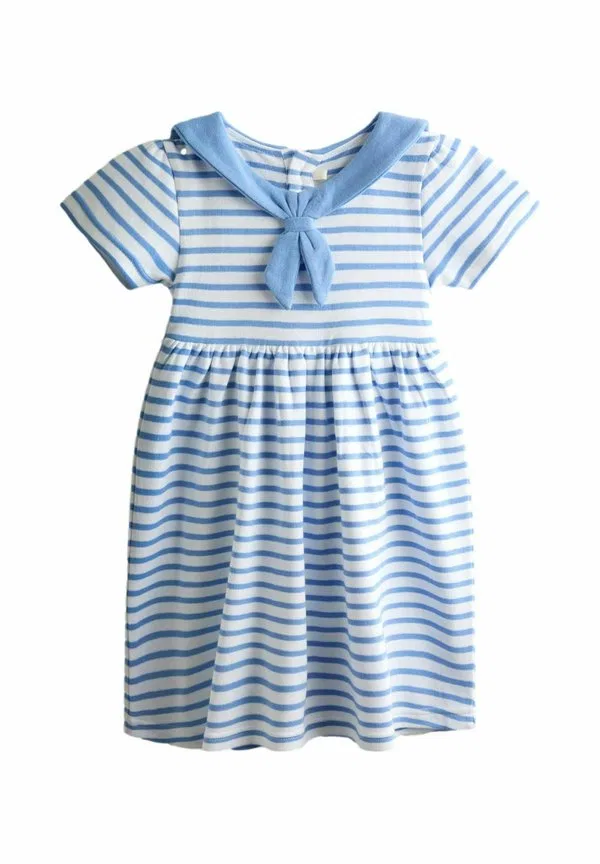 Платье прямого кроя. трикотажное платье Jojo Maman Bébé, Blue