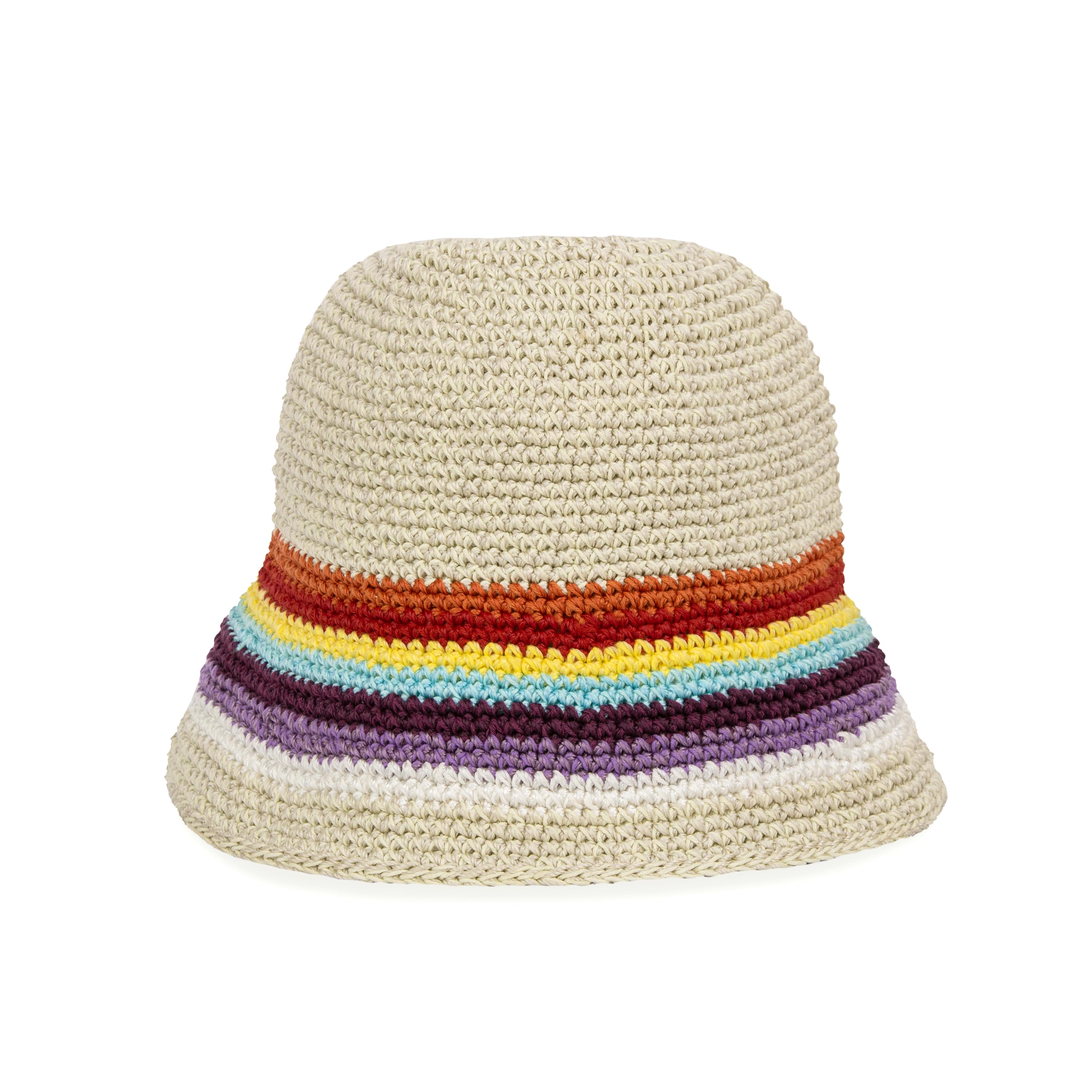 

Шляпа-ведро Лэни The Sak, цвет hand crochet - retro rainbow