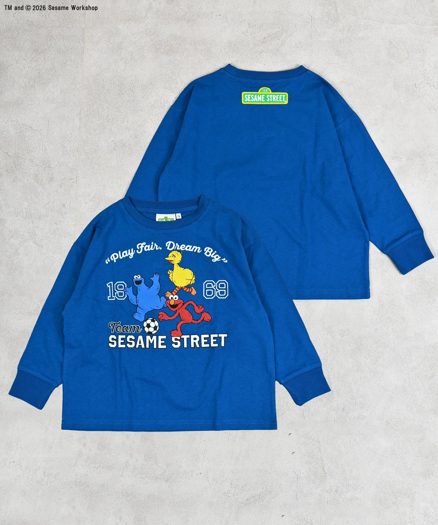 Детская футболка с принтом Sesame Street MARKEY'S белая — фото 3