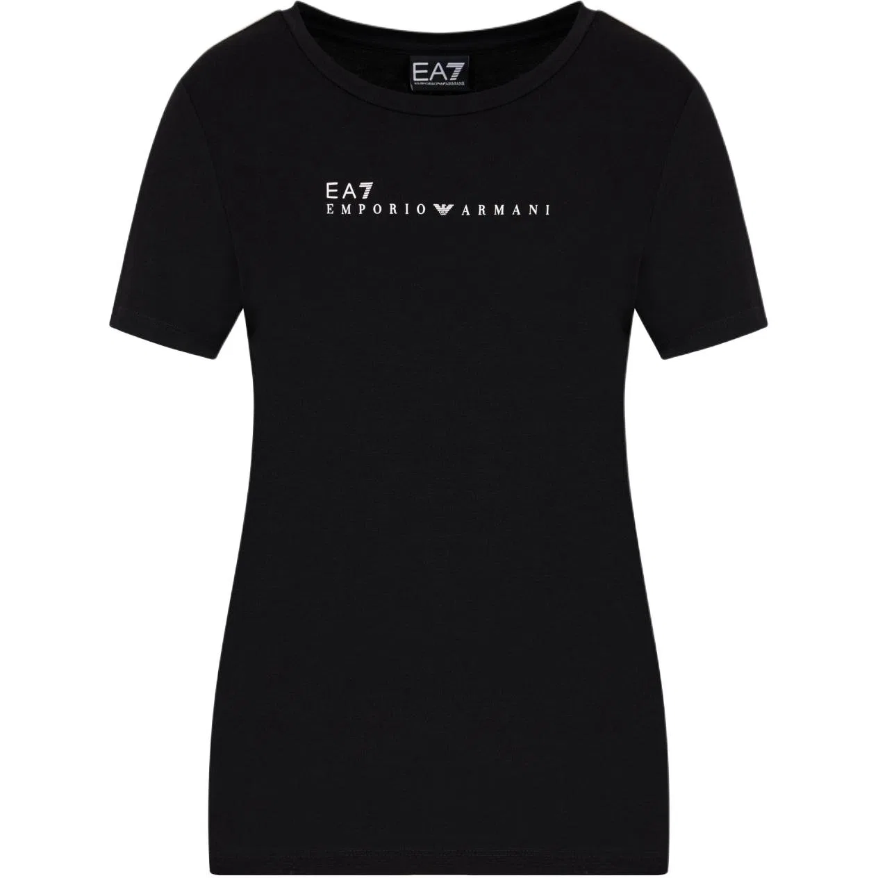 Футболка Ea7 с принтом логотипа EMPORIO ARMANI, Black