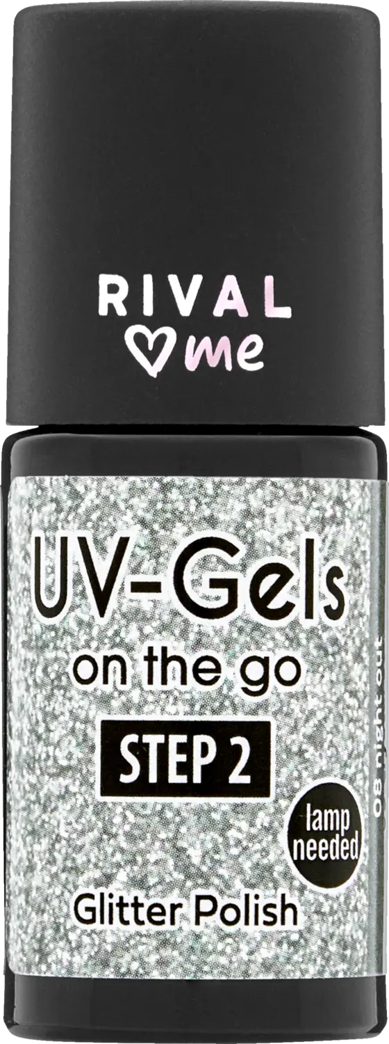 

УФ-лак для ногтей RIVAL loves me UV-Gels on the go 08 night out