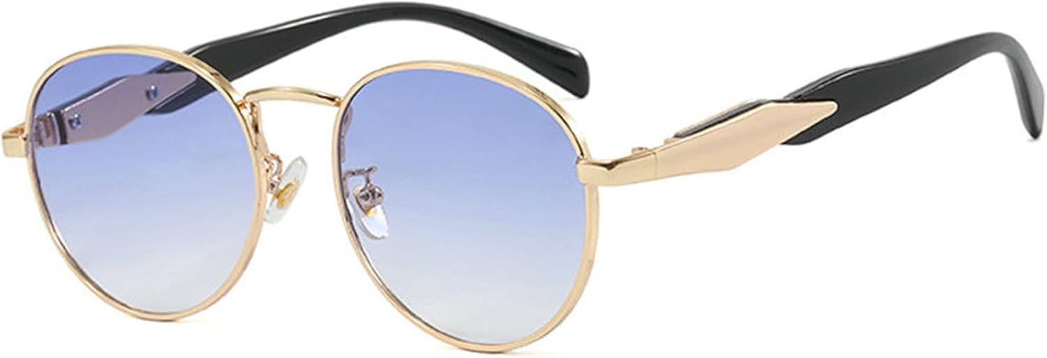 

Willochra Винтажные круглые металлические солнцезащитные очки для женщин, модные ретро-солнцезащитные очки, дизайнерские трендовые очки для активного отдыха, мужские очки с защитой от УФ-излучения UV400, C5