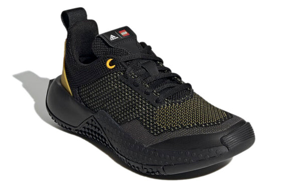 Кроссовки lego x sport pro j 'black equipment yellow' Adidas, черный — фото 3