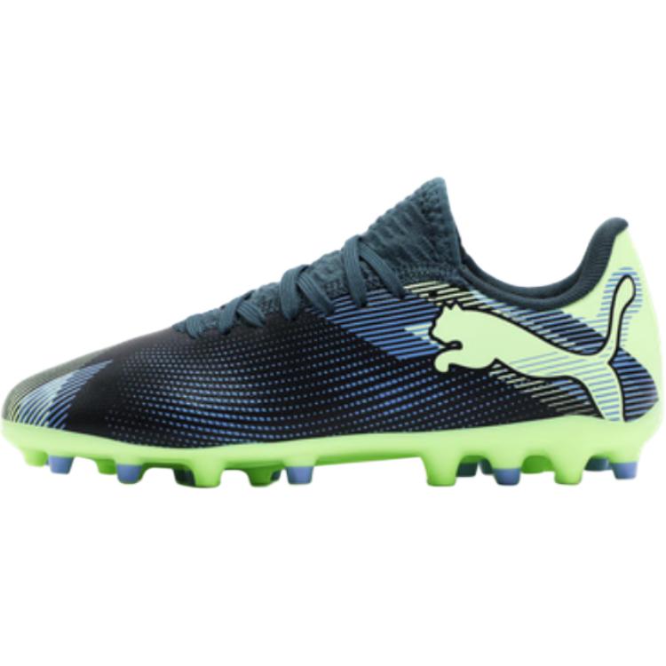 

FUTURE 7 PLAY Абразивоустойчивые низкие детские футбольные бутсы сине-зеленые Kids' PUMA