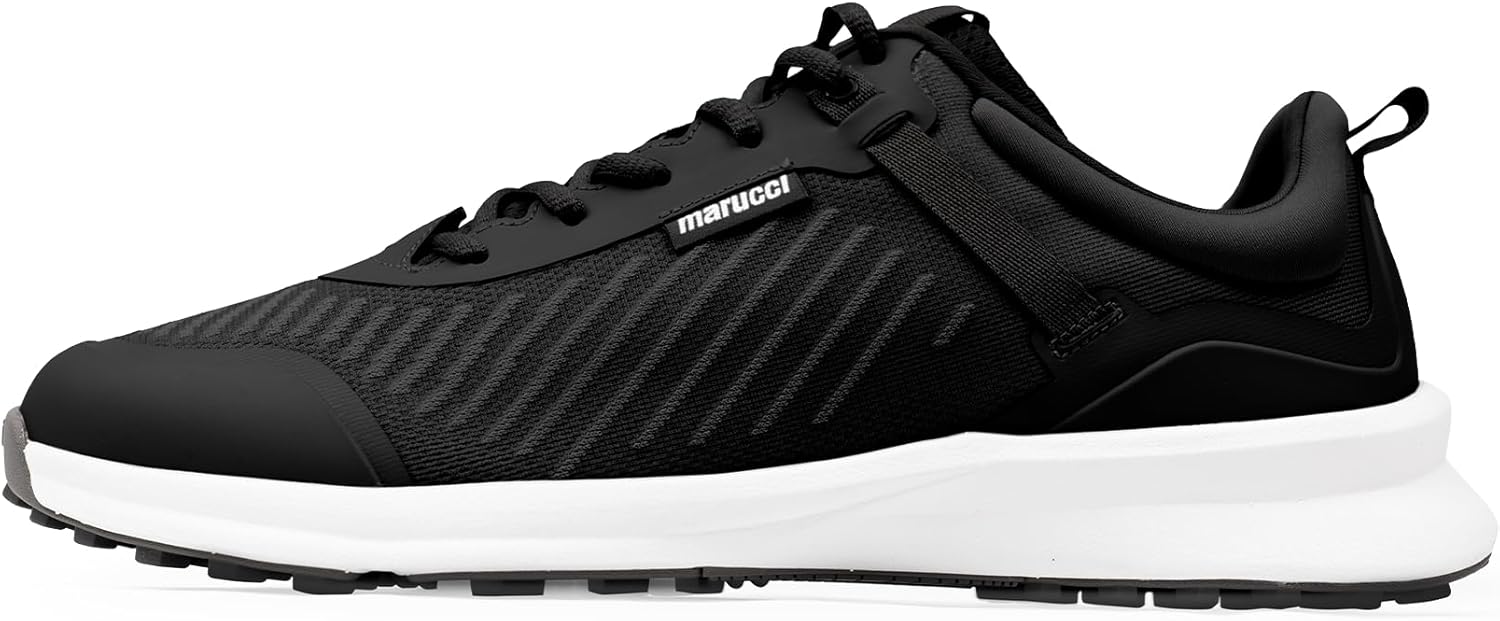 Кроссовки Marucci CFT Trainer для мужчин, бейсбольные тренировочные кроссовки, спортивная обувь для мужчин, надежная регулируемая посадка, легкие, дышащие и долговечные, черный — фото 2