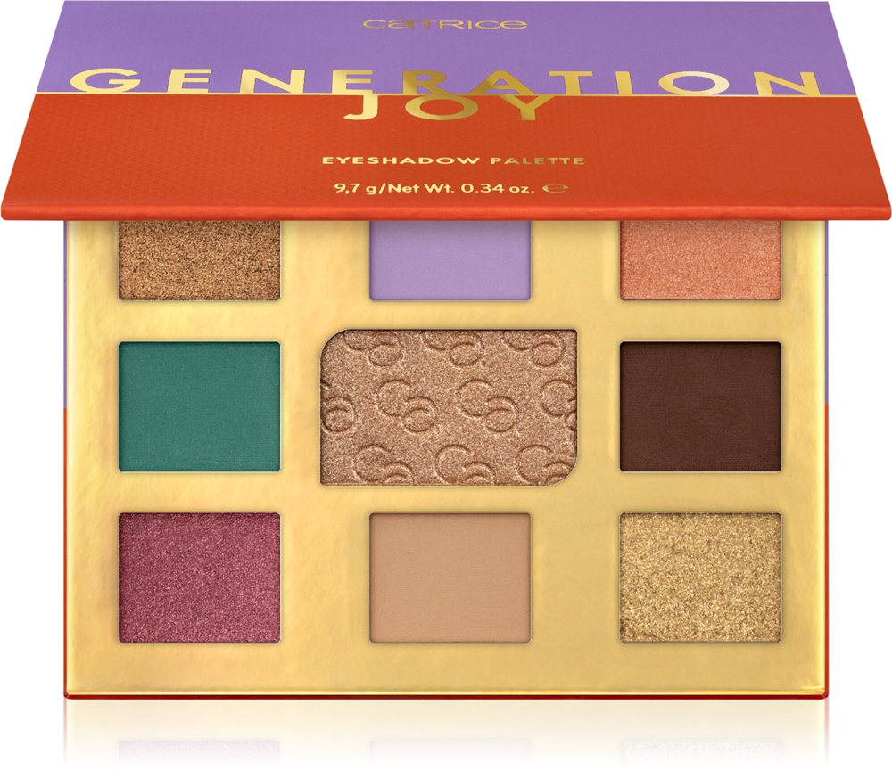 

Палитра теней для век Generation Joy Catrice, atspalvis c01 show it off 9,7 гр