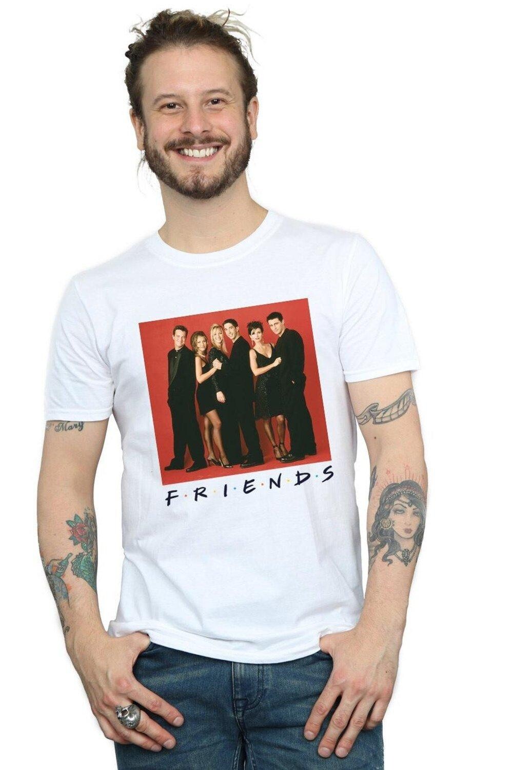 

Формальная футболка для группового фото Friends, белый