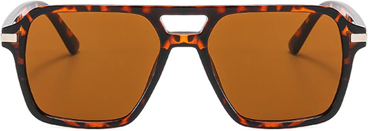 

Винтажные солнцезащитные очки с двойной перемычкой, квадратной формы, мужские, с градиентным зеркальным покрытием, солнцезащитные очки UV400, женские, модные желтые солнцезащитные очки helena, C3