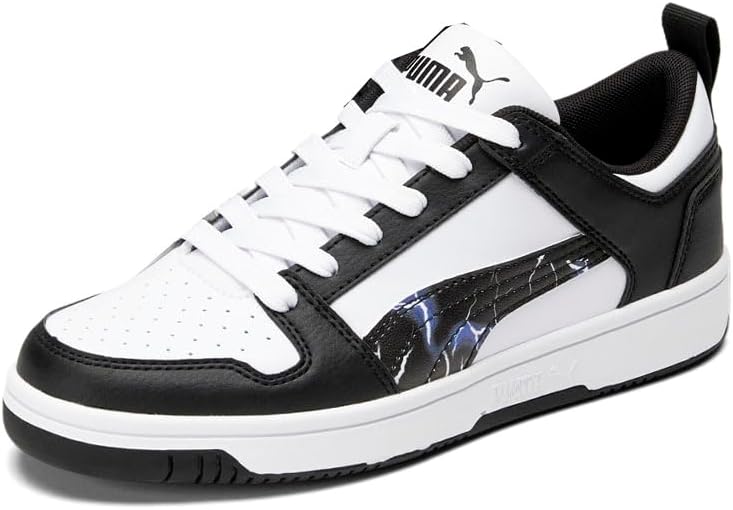 Кроссовки Puma Unisex-Child Rebound Layup Mid (для больших детей), черный — фото 2