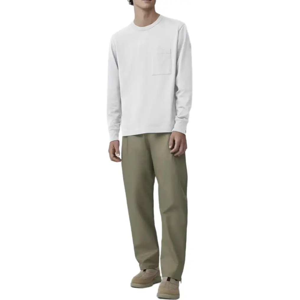 Canada Goose SS24 T Shirt Men's White — фото 4