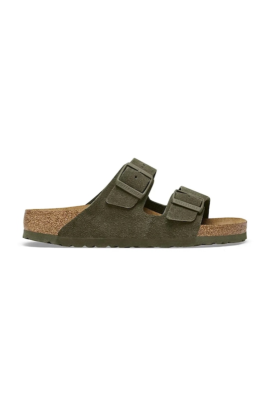 

Замшевые шлепанцы Arizona Birkenstock, зеленый