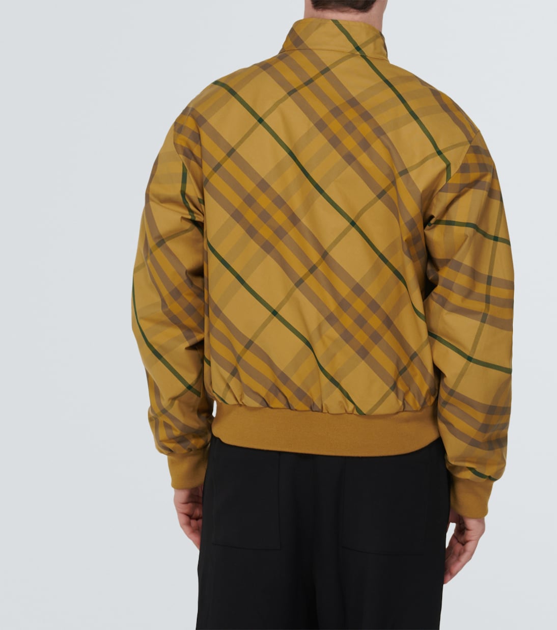 Куртка-бомбер Burberry Check из хлопкового твила, Cedar Ip Check — фото 4