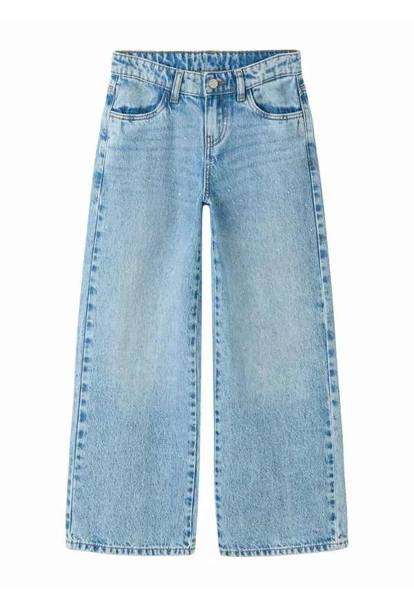 Джинсы широкого кроя, расклешенные джинсы Name It, Light Blue Denim