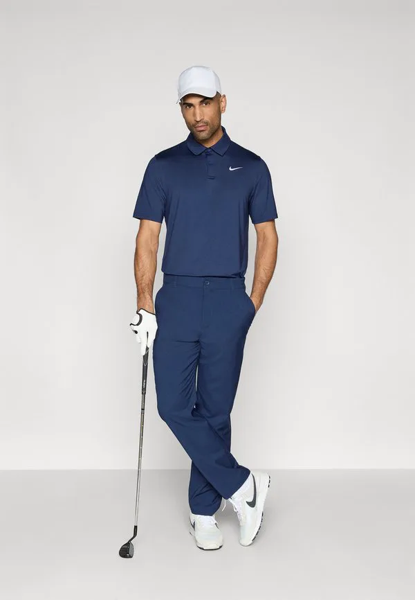 Однотонная рубашка поло Nike Golf, College Navy/White — фото 2