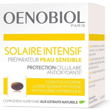 

Solar Inинтенсивный препарат для чувствительной кожи, 30 капсул, Oenobiol
