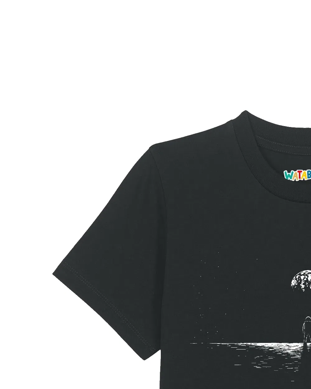Футболка из органического хлопка Wat? Apparel, черный — фото 3