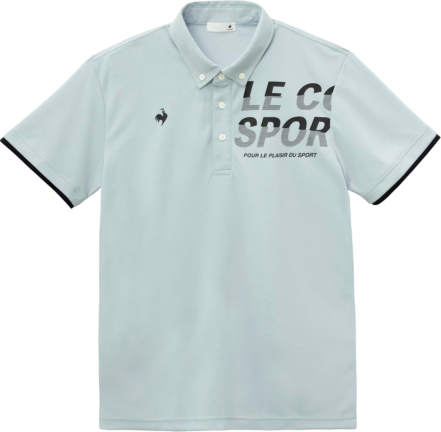 

Мужская поло-рубашка с коротким рукавом Le Coq Sportif - влагоотводящая, быстросохнущая, эластичная тренировочная рубашка