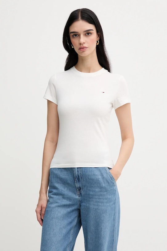 

Хлопковая футболка 2 шт Tommy Jeans, черный