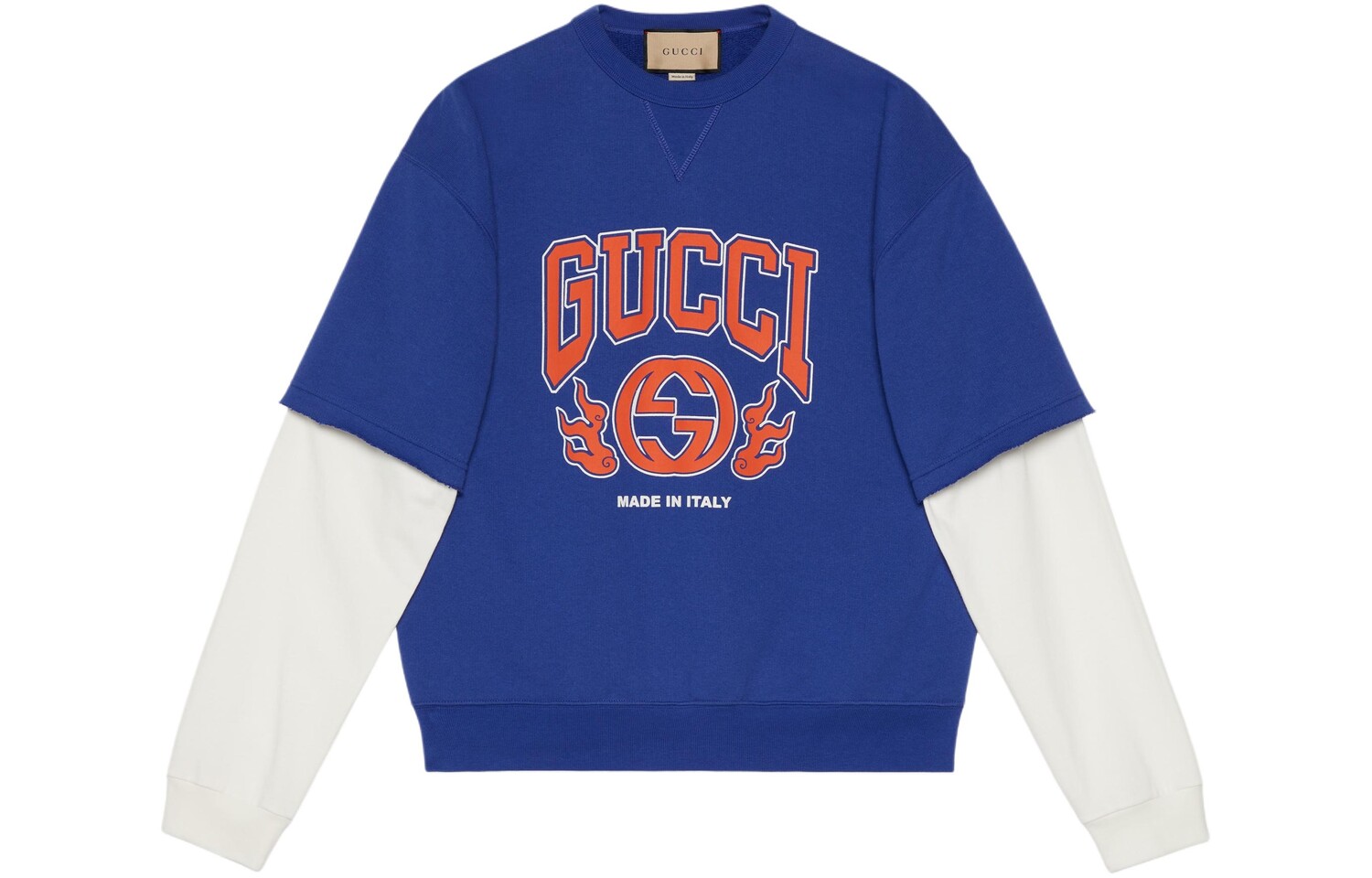 

Китайский Новый год Толстовка Мужская синяя Gucci, синий