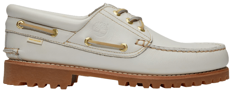 

Кроссовки Timberland Aimé Leon Dore x 3-Eye Classic Lug Boat 'White', белый