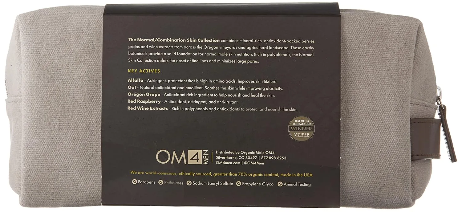 Органический мужской OM4 Normal Travel Starter 4-Step RegiMEN - 4 шт. Organic Male, Red — фото 3