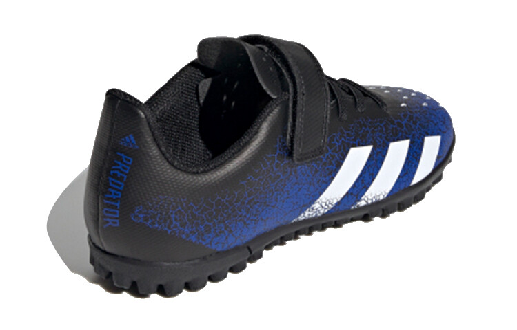 Детские футбольные бутсы Kids Low-top Royal Blue/Black/White Adidas — фото 4
