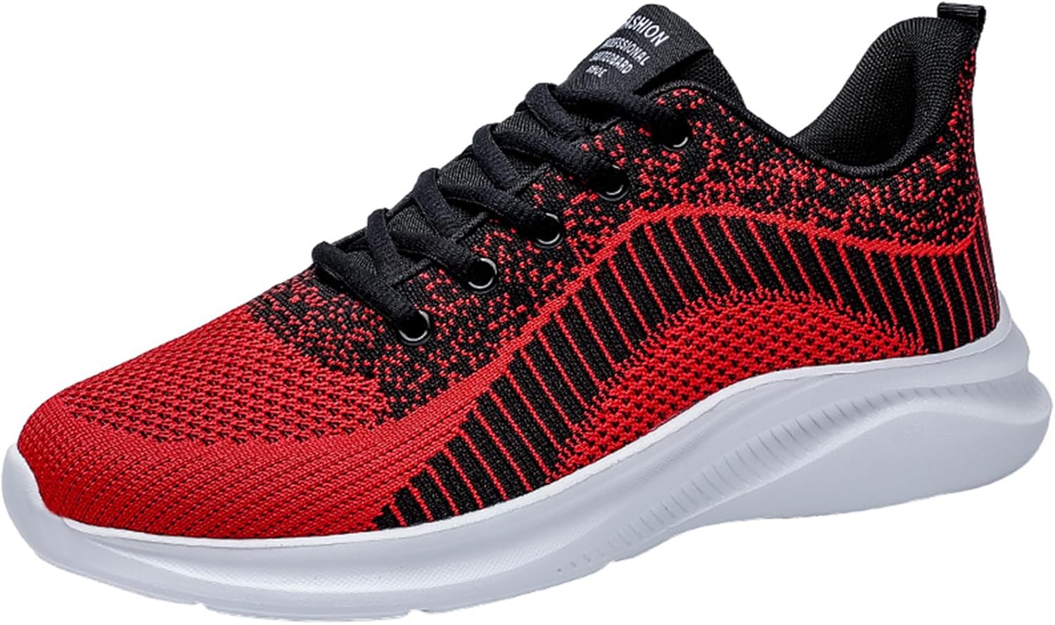 

Легкие мужские кроссовки JiuQing с сеткой, дышащие, для прогулок и спорта, красный