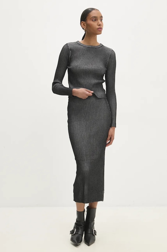 

Свитер и юбка Answear.Lab, черный