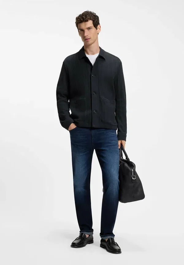 Куртка Boss, модель C carper j 2pp 263 summer jacket, темно-синяя — фото 2