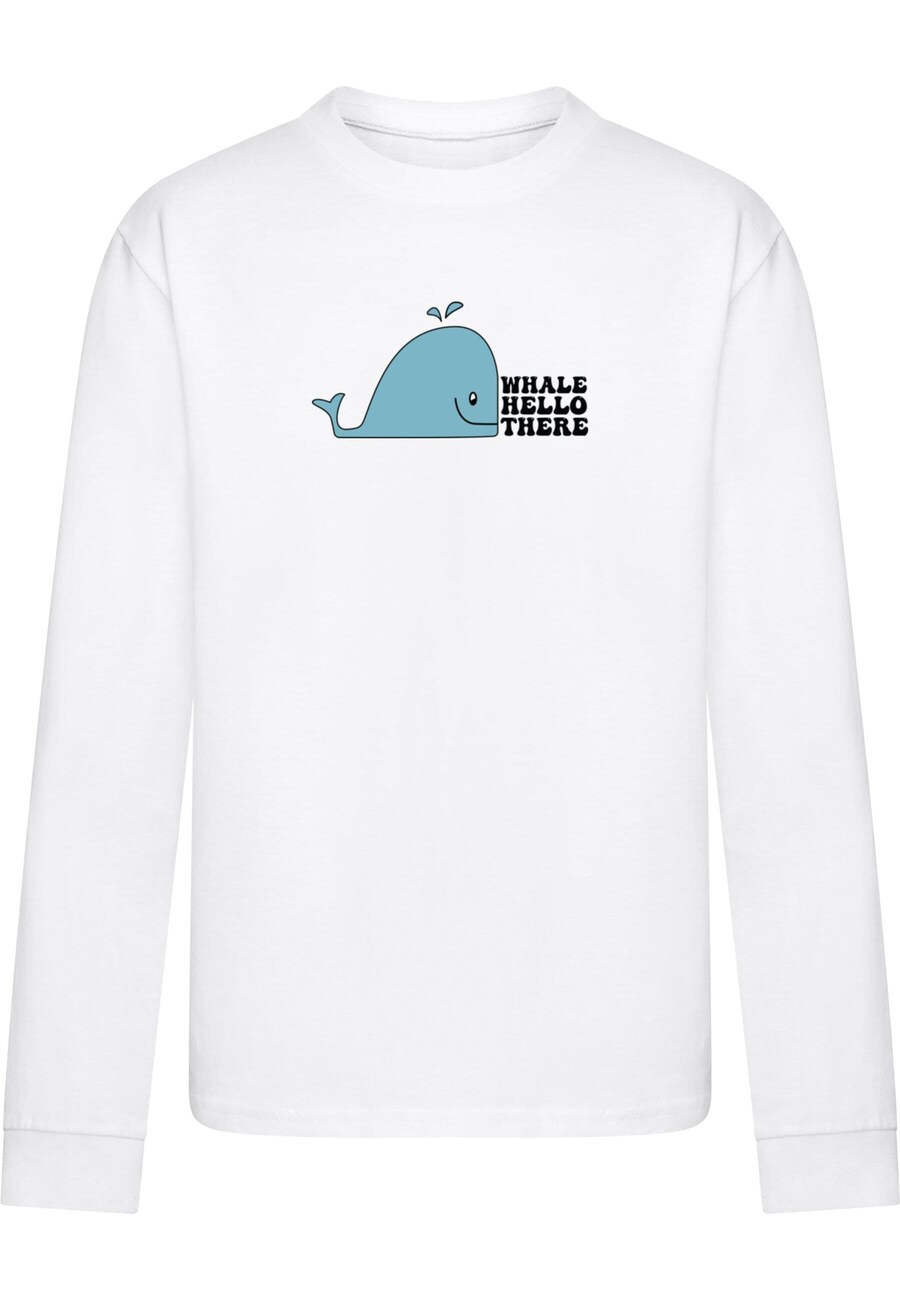

Рубашка Merchcode Whale Hello There, белый