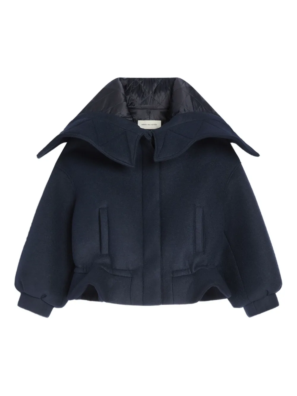 

Короткая парка Dries Van Noten, синий