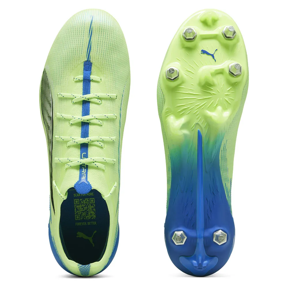 Футбольные бутсы Puma Ultra 5 Ultimate MXSG, зеленый — фото 2