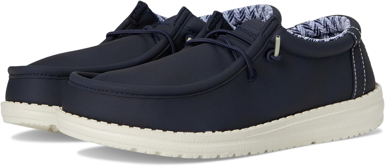 

Мокасины HEYDUDE Kids' Wally Classic (для малышей/детей/подростков), темно-синий