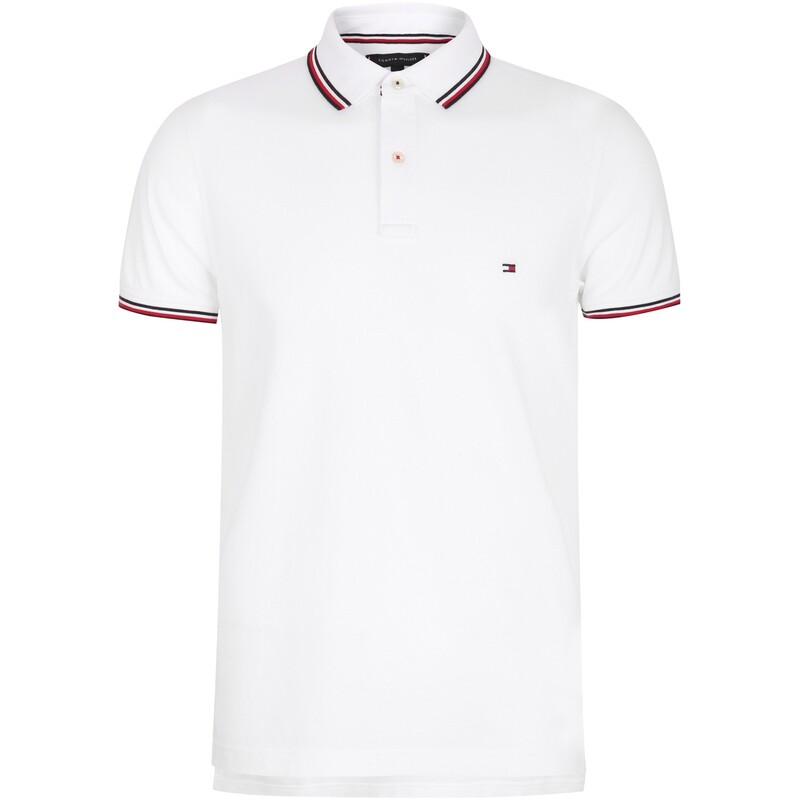 

Рубашка поло мужская белая Tommy Hilfiger, белый