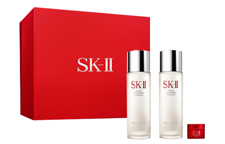 

SK-II SK II Fairy Water сыворотки красная коробка наборы для ухода за кожей увлажняющие, питающие и стабилизирующие 75мл*2+15г