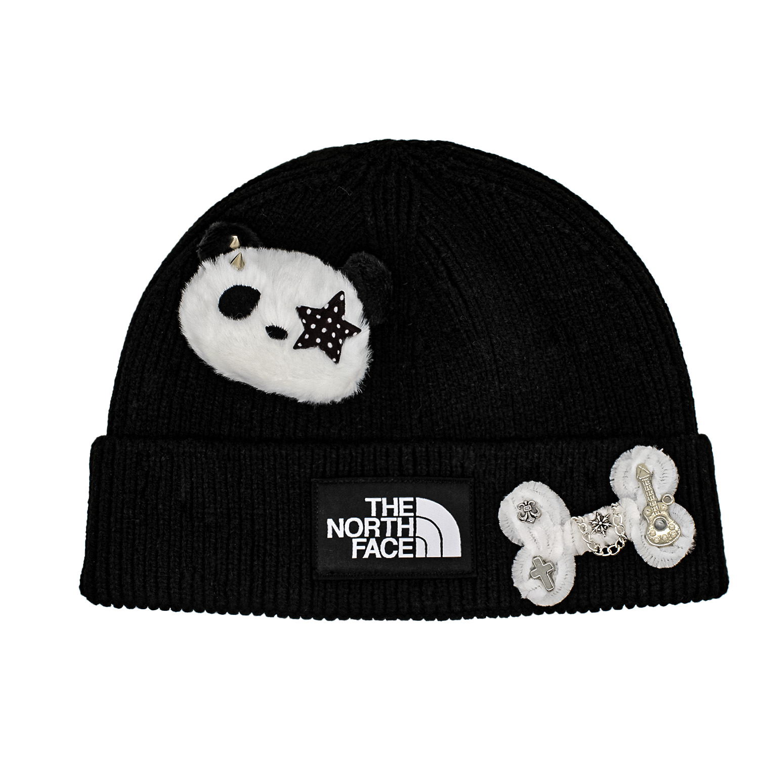 

Нейлоновая вязаная шапка-бини, унисекс The North Face, yaya bear