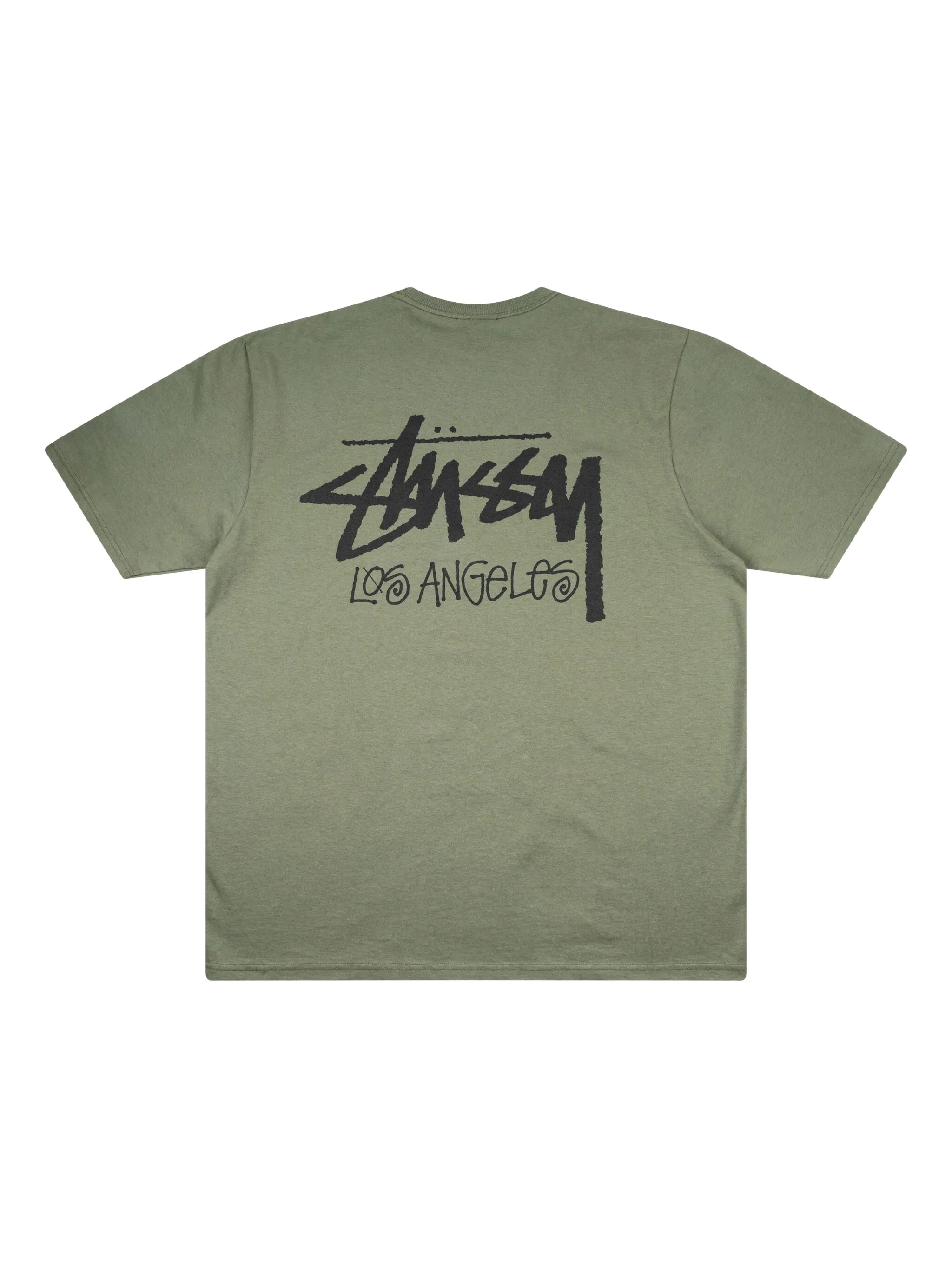 Футболка с графичным принтом Stüssy, зеленый — фото 2