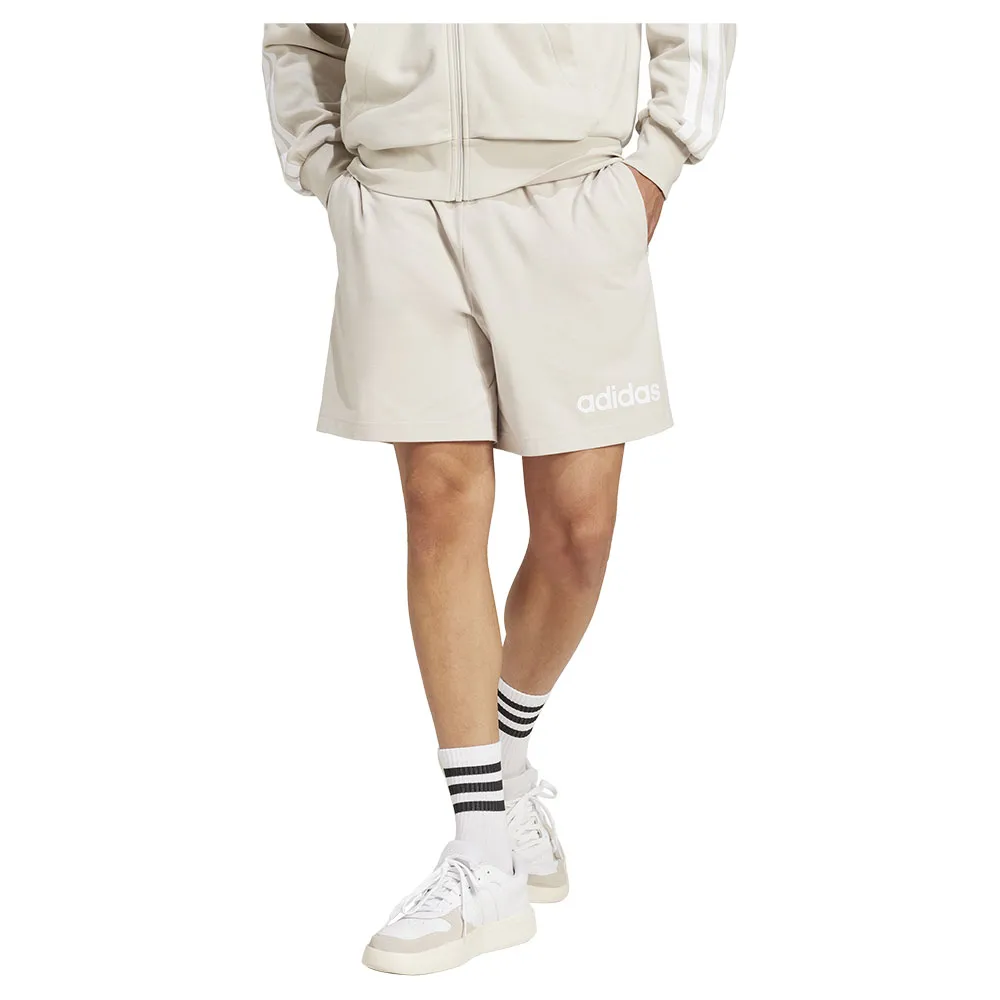 

Шорты adidas Essentials Linear Single Jersey, бежевый