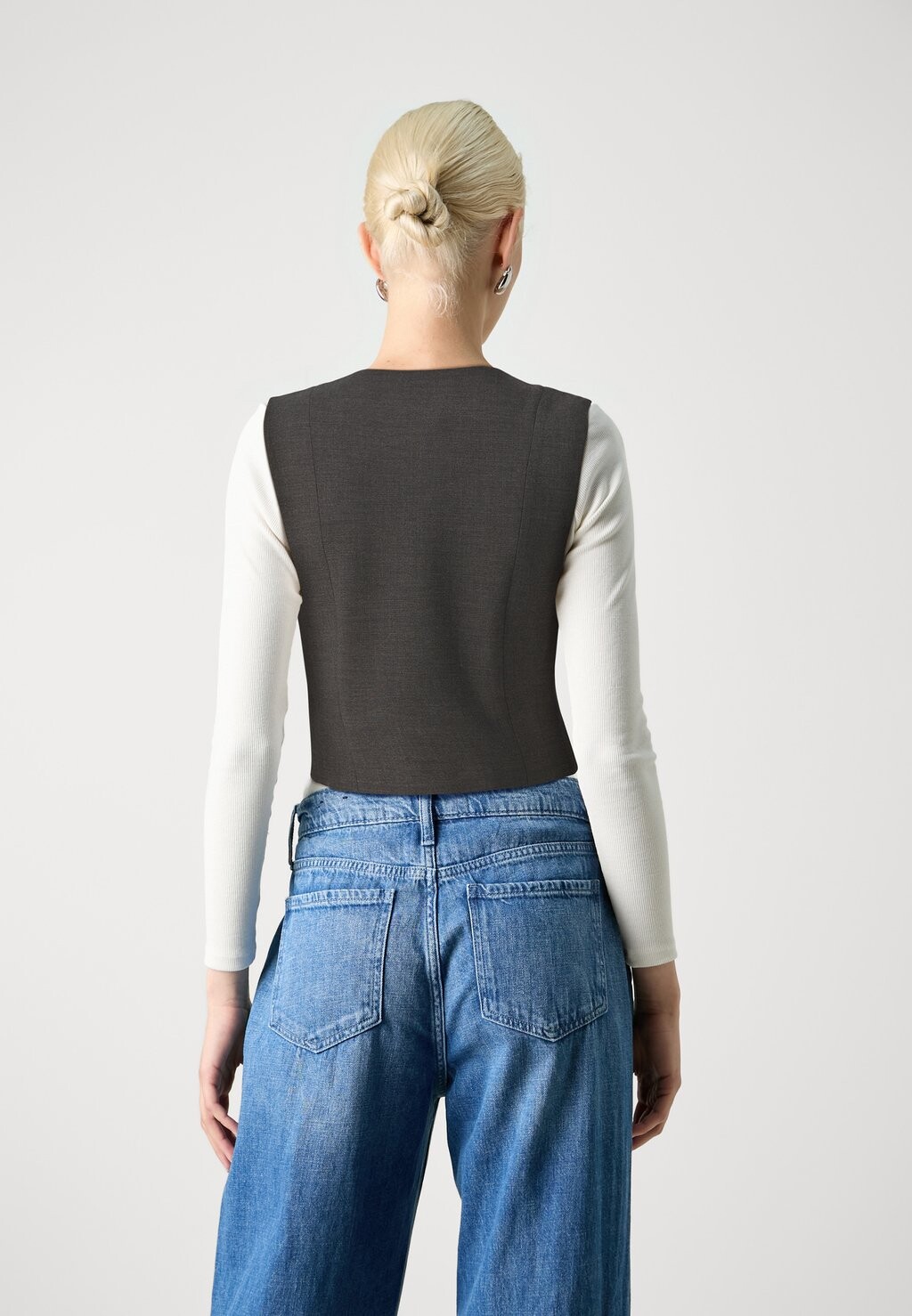

Жилет SLFRITA VEST Selected, серый