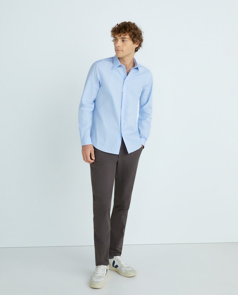 

Мужская классическая рубашка обычного кроя Paul Smith, светло-синий